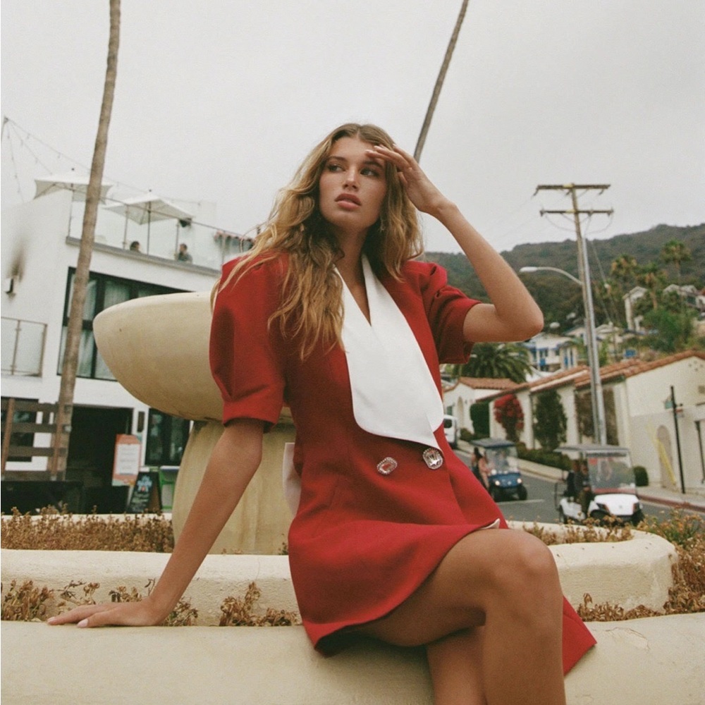 NWT Nana Jacqueline Alia Dress in Red